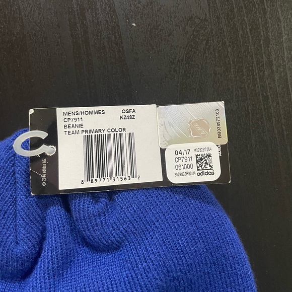 Adidas New York Rangers Blue Beanie - Picture 3 of 3